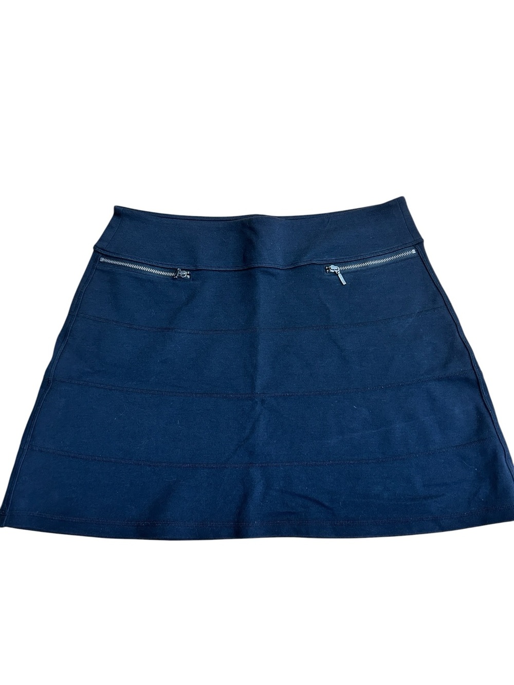 Athleta Black Strata A Line Athletic Skirt size LP, Large Petite